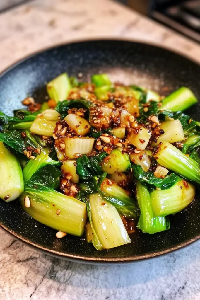 Delicious Pan-Seared Bok Choy