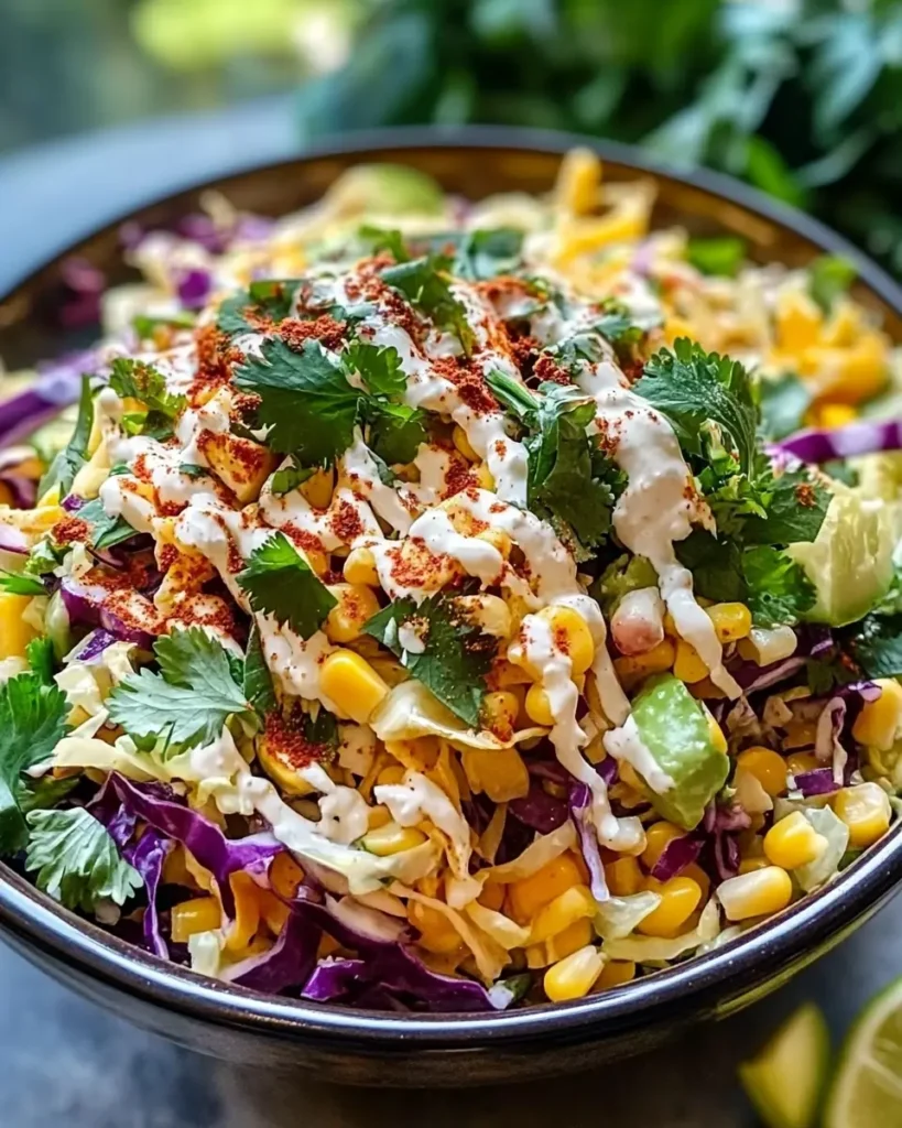 Mexican Street Corn Coleslaw