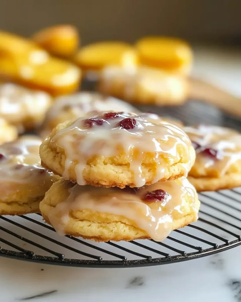 Orange Cranberry Ricotta Cookies