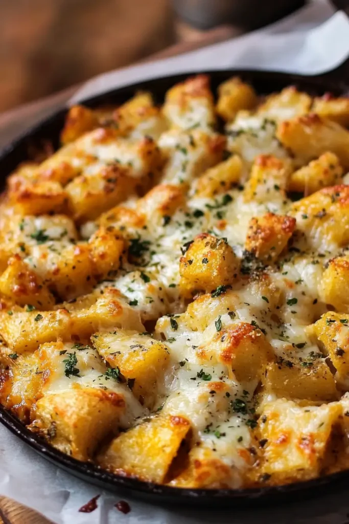 cheesy ranch oven roasted potatoes
